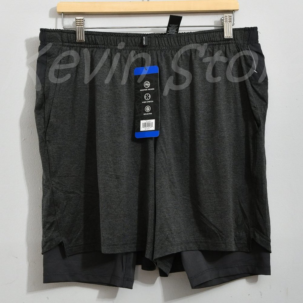 Spyder Men's tech Knit‎ short BLACK